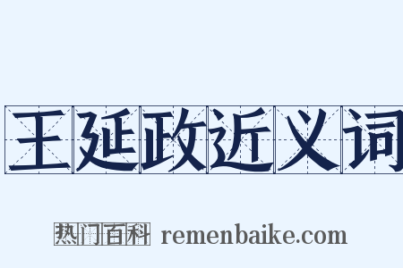 王延政近义词是什么意思的图片